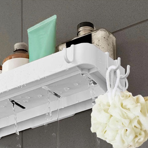 Large shower caddy shelf organizer bathroom kitchen self adhesive - Picture 5 of 7